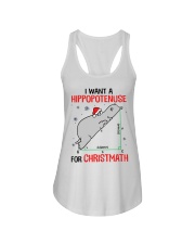 Math Lovers - Want A Hippopotenuse For Christmath Ladies Flowy Tank tile