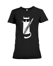 Cat Flute Premium Fit Ladies Tee tile