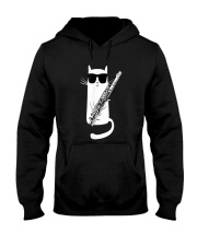 Cat Flute Hooded Sweatshirt tile