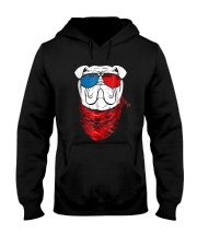 English Bulldog Led T Shirt Sound Activated Glow L Hooded Sweatshirt thumbnail