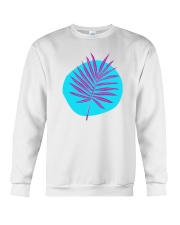 Palm Leaf Purple Crewneck Sweatshirt tile