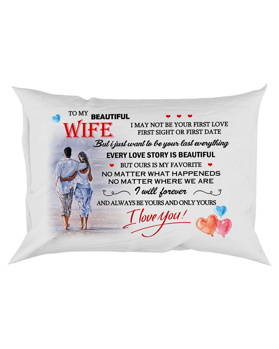 TO MY WIFE - NEVER FORGET THAT I LOVE YOU Rectangular Pillowcase