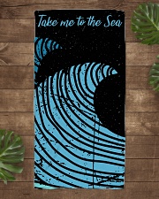 Take me to the Sea Beach Towel aos-towelbeach-vertical-front-lifestyle-1