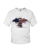 USA Independence Day USA Flag Eagle Patriot Youth T-Shirt thumbnail