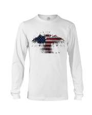 USA Independence Day USA Flag Eagle Patriot Long Sleeve Tee thumbnail