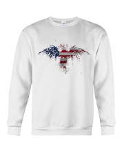 USA Independence Day Celebrate USA Flag Eagle Crewneck Sweatshirt thumbnail