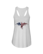 USA Independence Day Celebrate USA Flag Eagle Ladies Flowy Tank thumbnail