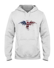 USA Independence Day Celebrate USA Flag Eagle Hooded Sweatshirt thumbnail