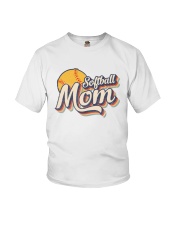 SOFTBALL MOM 70s RETRO Youth T-Shirt tile