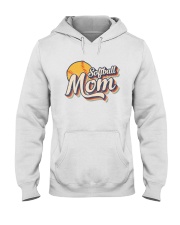 SOFTBALL MOM 70s RETRO Hooded Sweatshirt tile