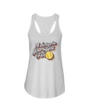 I'll always be your biggest fan Ladies Flowy Tank tile