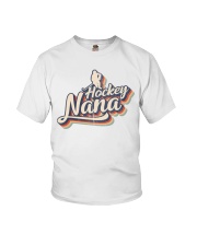 HOCKEY NANA 70s RETRO Youth T-Shirt tile