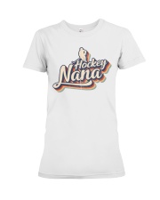 HOCKEY NANA 70s RETRO Premium Fit Ladies Tee tile