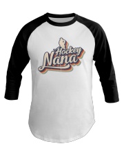 HOCKEY NANA 70s RETRO Baseball Tee tile