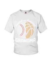 BASEBALL AND BASKETBALL GRANDMA Youth T-Shirt tile