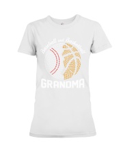 BASEBALL AND BASKETBALL GRANDMA Premium Fit Ladies Tee tile