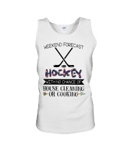 WEEKEND FORECAST HOCKEY Unisex Tank tile