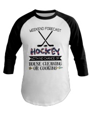 WEEKEND FORECAST HOCKEY Baseball Tee tile