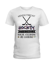WEEKEND FORECAST HOCKEY Ladies T-Shirt tile
