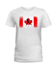 Canada pitcher flag Ladies T-Shirt tile