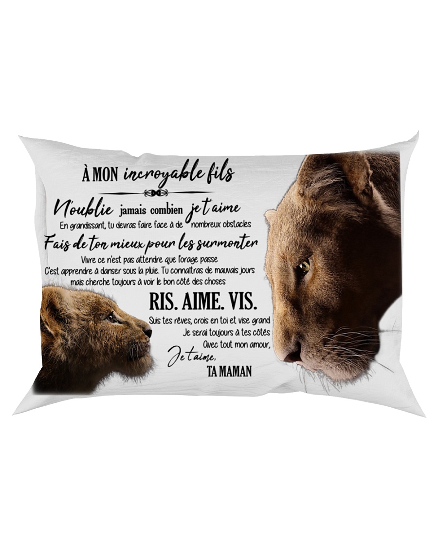 A Mon Incroyable Fils Rectangular Pillowcase