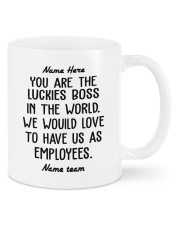 PERSONALIZED MUG: Gift For Boss Mug front