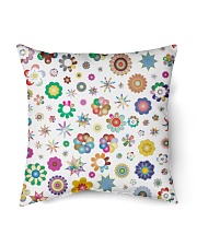 Rainbow Stars and flowers Pillow Indoor Pillow - 16” x 16” front