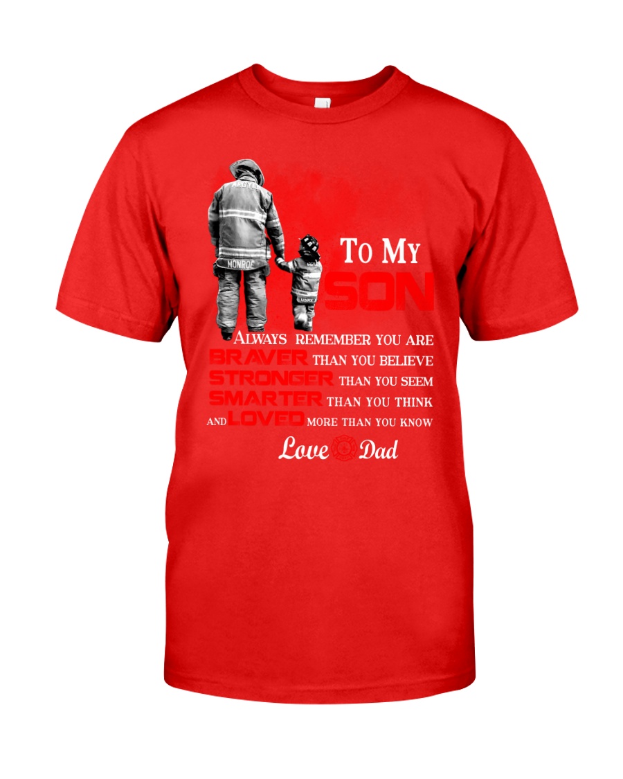 Firefighter To my Son Classic T-Shirt