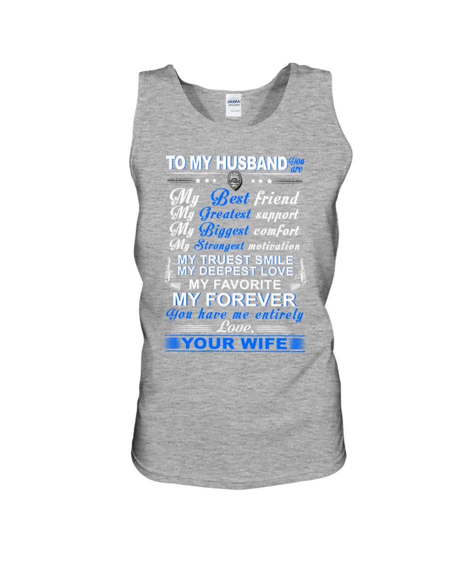 Police My Husband Have Me Entirely Mug Unisex Tank