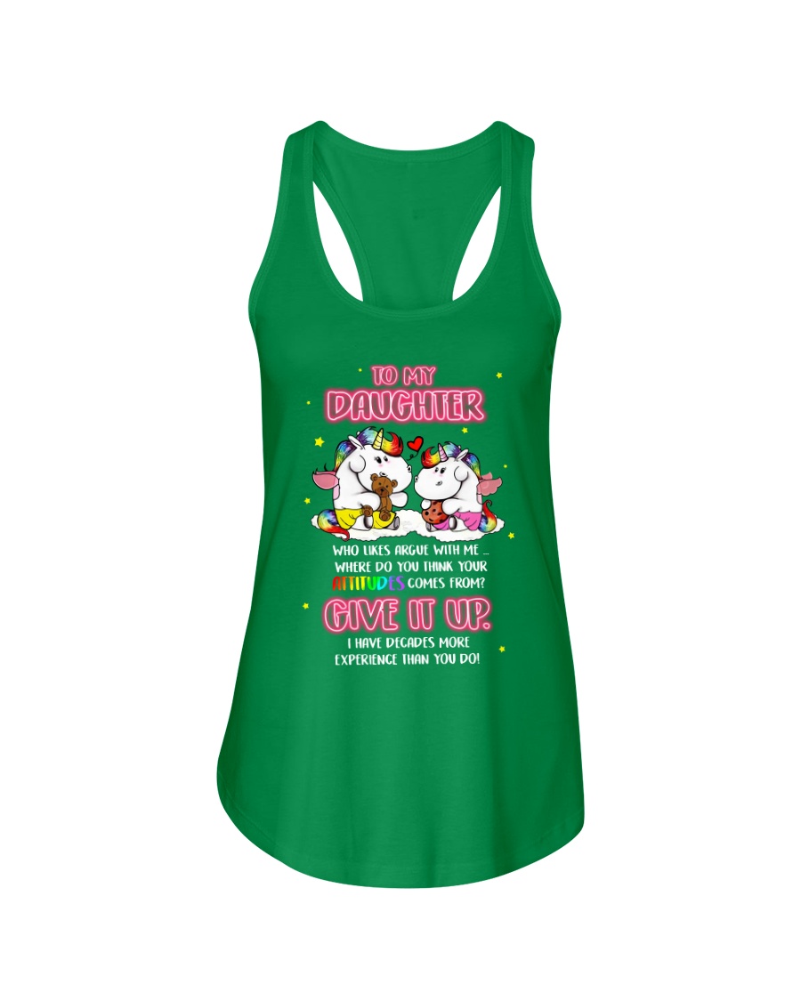 Unicorn Give It Up Mug Ladies Flowy Tank