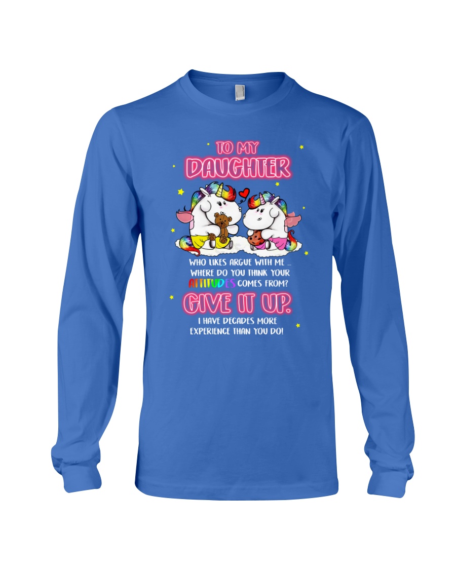 Unicorn Give It Up Mug Long Sleeve Tee