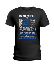 Police My Wife Have Me Entirely Mug Ladies T-Shirt thumbnail