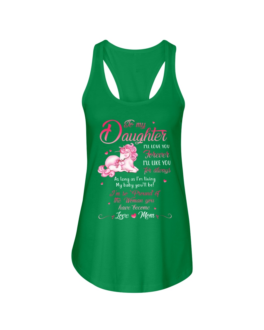 Unicorn I Will Love You Forever Mug Ladies Flowy Tank