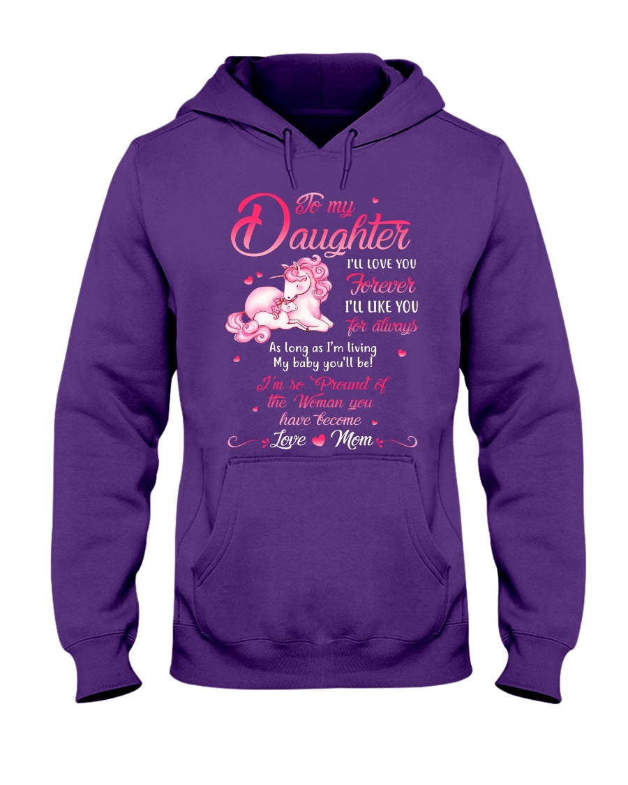 Unicorn I Will Love You Forever Mug Hooded Sweatshirt