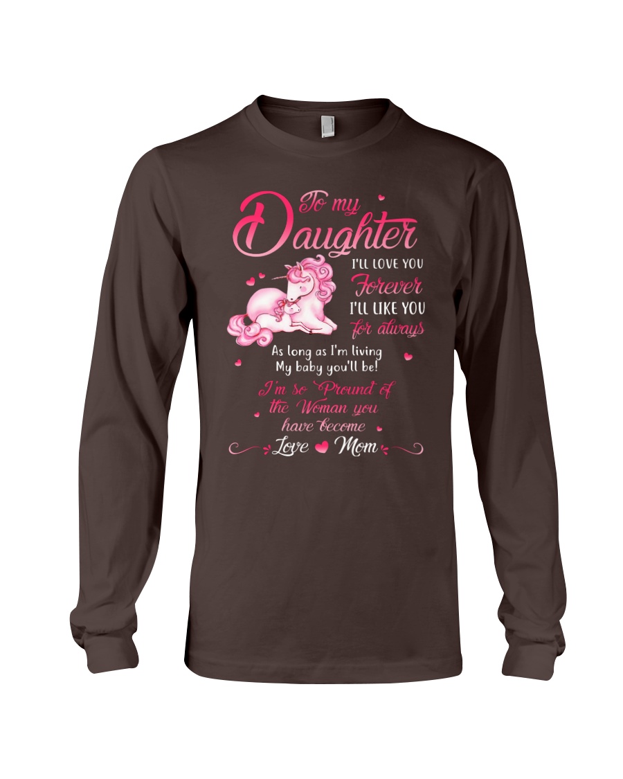 Unicorn I Will Love You Forever Mug Long Sleeve Tee