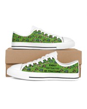 Limited Edition Women's Low Top White Shoes inside-left-outside-left