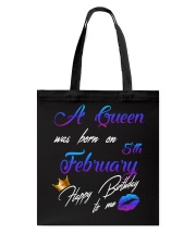 February Birthday 5th Tote Bag tile