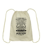 January Girl Drawstring Bag tile