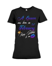 February Birthday 1st Premium Fit Ladies Tee tile