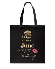 June Girl Tote Bag tile