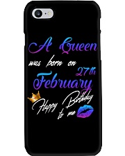 February Birthday 27th Phone Case tile