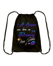 February Birthday 7th Drawstring Bag tile