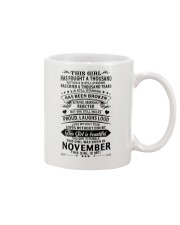 November Girl Mug tile