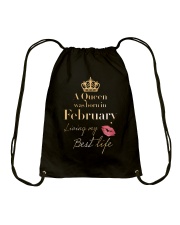 February Girl Drawstring Bag tile