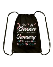 January Girl Drawstring Bag tile