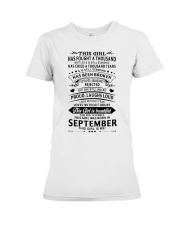 September Girl Premium Fit Ladies Tee tile
