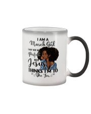 March Girl Color Changing Mug tile