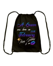 February Birthday 11th Drawstring Bag tile