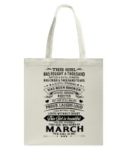 March Girl Tote Bag tile