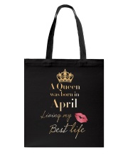 April Girl Tote Bag tile